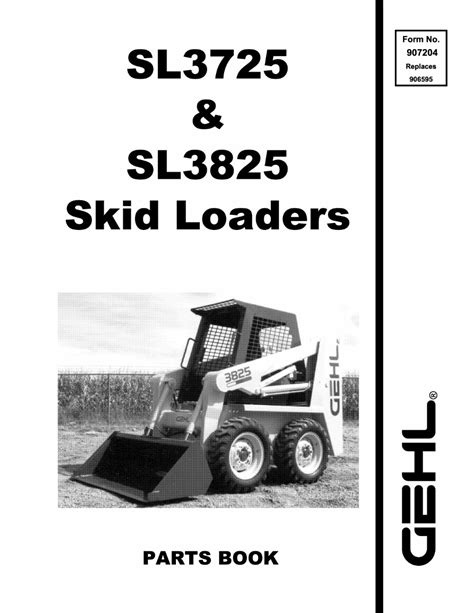 gehl skid steer 3725 safety brake|gehl skid steer parts list.